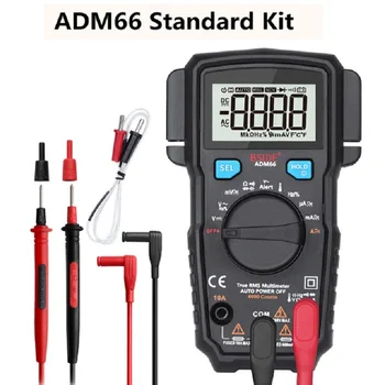 

NEW ARRIVAL Adm66 true RMS 6000 word AC DC current voltage capacitor frequency automatic range multimeter