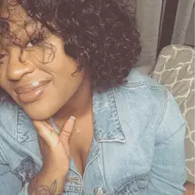 Peluca de pelo humano con corte Bob brasileño de ondas profundas cabello Natural SVT Remy, peluca con malla frontal con pelo de bebé