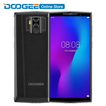 DOOGEE N100 мобильный телефон 10000 мАч батарея отпечатков пальцев 5,9 дюймов FHD+ Дисплей 21 МП камера MT6763 Восьмиядерный 4 Гб 64 Гб мобильный телефон 4G-LTE