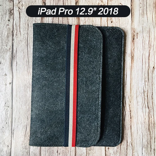 Для iPad Pro 12," чехол, высокое качество, противоударный, шерсть, войлок, чехол для планшета, сумка для компьютера, чехол для ноутбука, противоударный, опт - Цвет: Dark grey