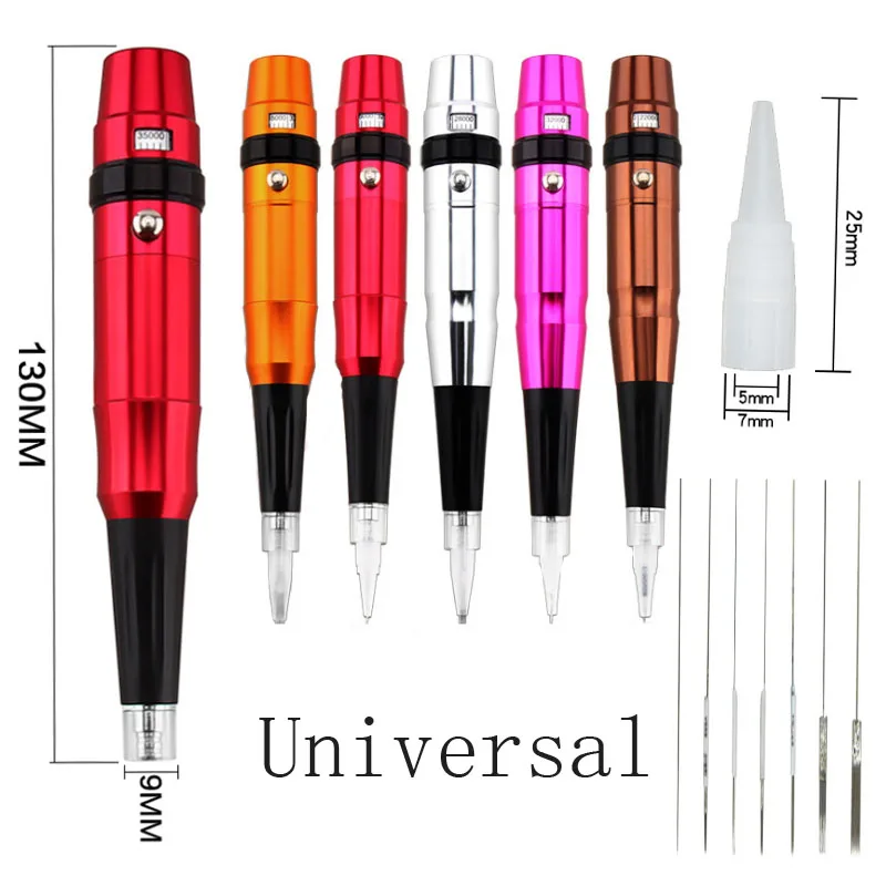 2 Sets Kit Dermografo Micropigmentacao Universal Queit Motor Pen Work ...
