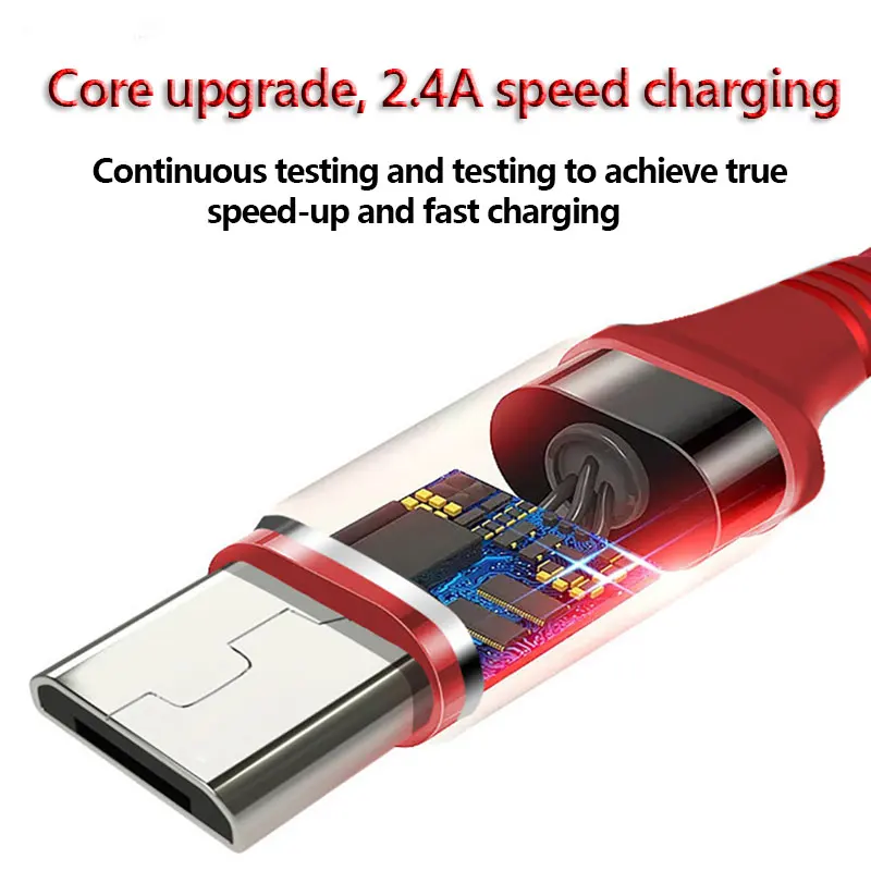 Cafele 2.4A 3 в 1 USB кабель Быстрая Зарядка Тип C адаптер зарядное устройство для Iphone samsung Xiaomi LG мобильный телефон Micro USB кабель для передачи данных