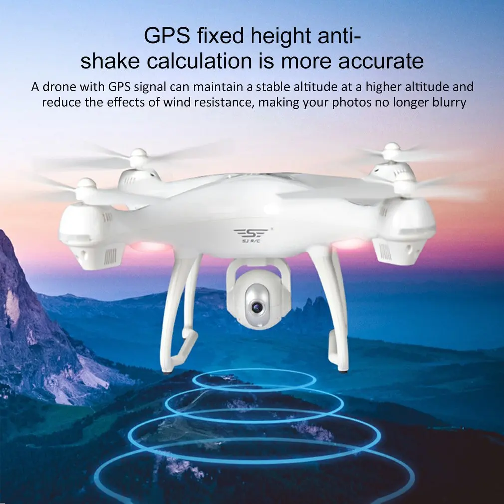 S70W 720P 1080P Интеллектуальный Gps автоматический Дрон фиксированная высота позиционирования автоматический возврат четыре оси