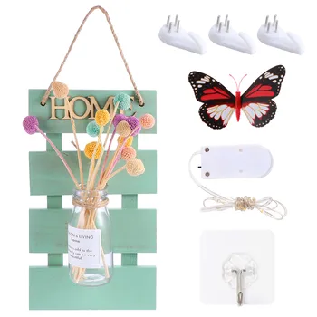 

1 Set Vase Decor Sturdy Prime High Quality Durable Hydroponic Vase Hanging Vase Artificial Flower for Hotel Home