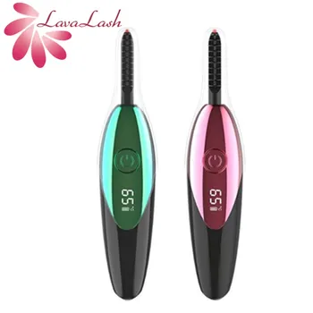 

Mini Electric Heated Eyelash Curler USB Charge Makeup Curling Kit Long Lasting Natural Eye Lash Curler brush Beauty Tools Shop