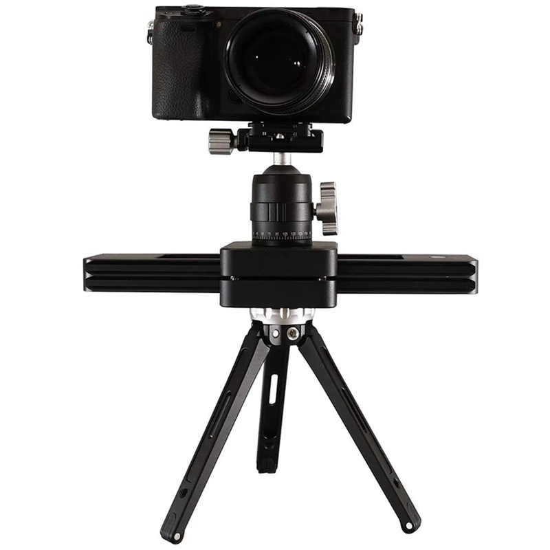 

Camera Slider Portable Mini 9 Inch/23Cm Hydraulic Damping for Dslr Camera Video Vlog Phones Gopro