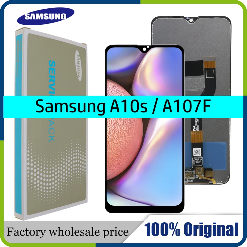 6," ЖК-дисплей для samsung Galaxy A10s A107/DS A107F A107F ЖК-экран Замена дигитайзер сборка+ сервисная посылка