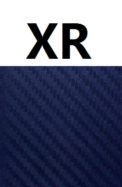 Наклейка для мобильного телефона для iPhone XS Max XR X градиентная углеродная волоконная мягкая защитная пленка для iPhone X наклейка аксессуары EEMIA - Цвет: xr- purple