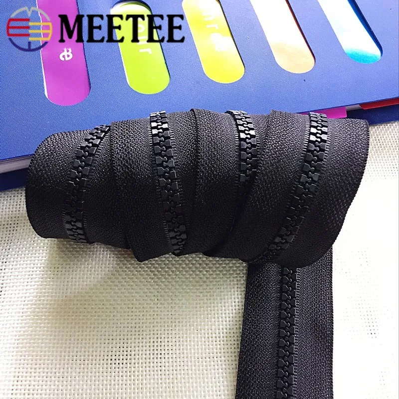 10/20 метров Meetee NO.5 # открытого конца молния из смолы для шитья сумка на молнии Новые
