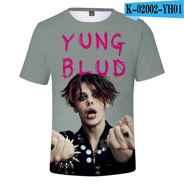 Children's T-shirt YUNGBLUD 3D Print TShirt Men/Women Summer Breathable Short Sleeve Tees YUNGBLUD T-shirt Boys Girls Casual Top