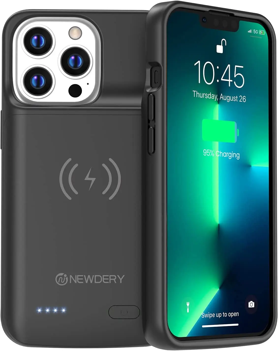 Зарядный чехол NEWDERY для iPhone 13 Pro Max 4800 мА · ч беспроводной расширенный внешний