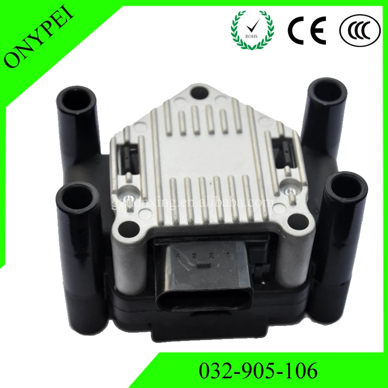 

032905106E C1319 UF277 Ignition Coil Pack for Golf Jetta Beetle A3 A4 Skoda Fabia Seat 032905106B 032905106D 032905106F