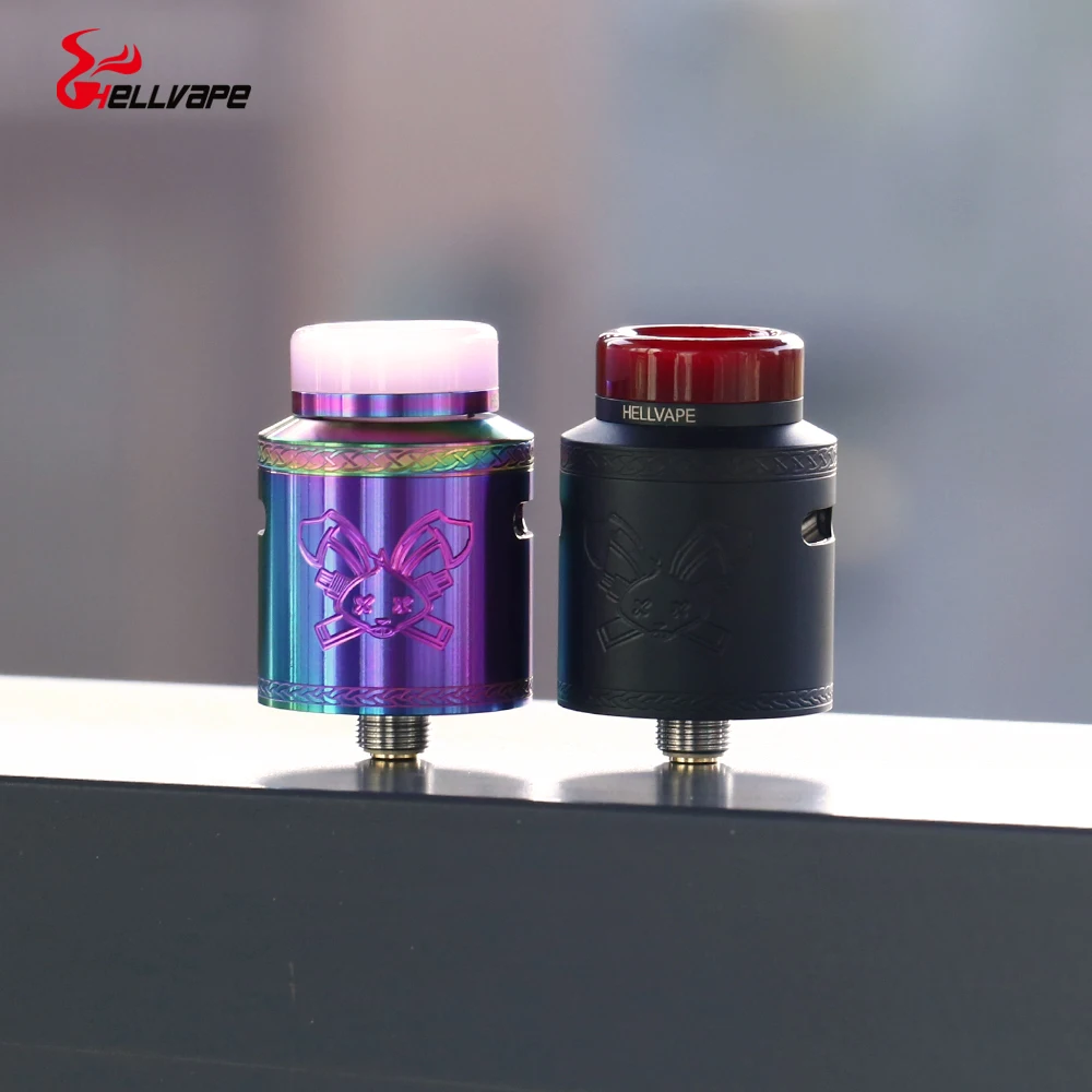 Hellvape Dead Rabbit V2 RDA 24 мм Диаметр с BF squonk 510 pin коробка мод атомайзер против Dead Rabbit SQ RDA vape танк