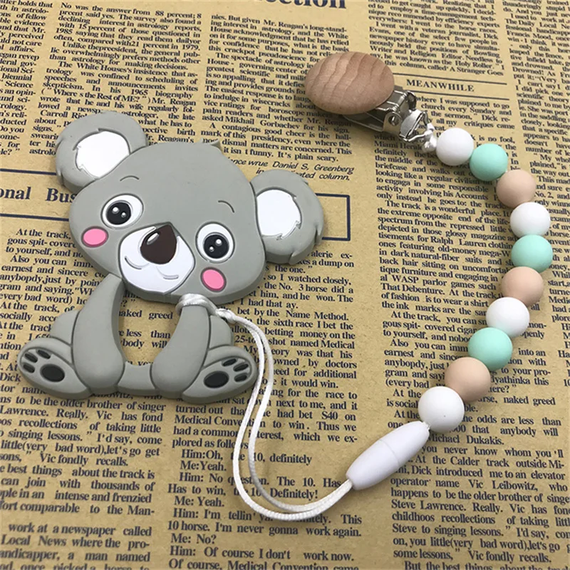 DIY съедобные из силикона, круглые бусины 15 мм для молярная бусины молочных зубов Прорезыватель для зубов Цепочки и ожерелья вилка аксессуары