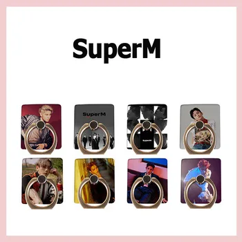 

kPOP SuperM JOPPING Mobile Phone Holder Ring Bracket Photo Printing Mark KAI LUCAS BAEKHYUN TAEYONG TEN