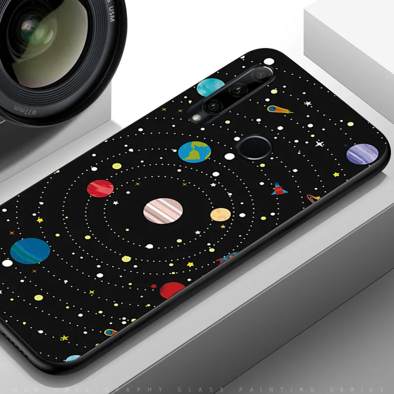 Чехол для huawei Honor 10 Lite, черный чехол из ТПУ для Honor 10 10i Universe, чехол для телефона, защитный бампер на Honor 10i