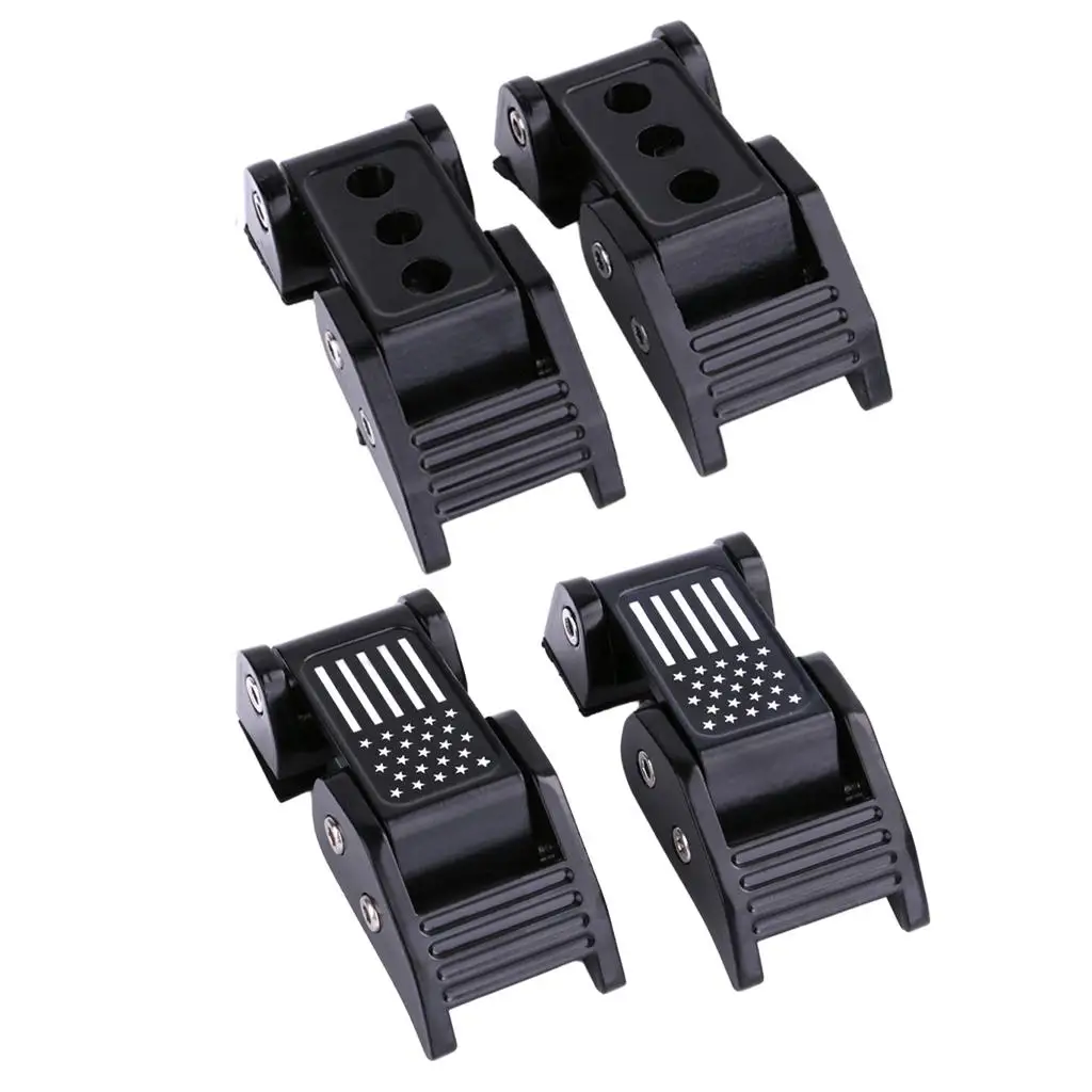 2 Count Locking Hood Latch Catch Kit Fit For Jeep Wrangler Jk Jl
