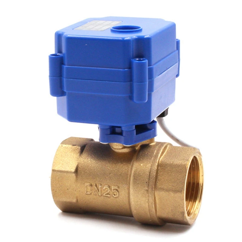 

Cwx-15 Electric Brass Ball Valve Dn25 Dc12V Cr01 Motorized Valve for Water