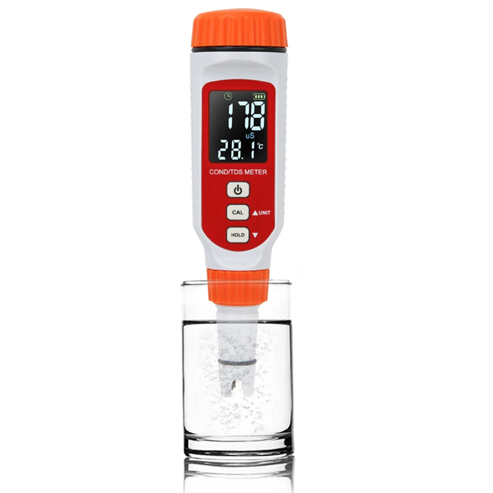 

3 in 1 Water Quality Tester Pen Type Conductivity Meter TDS / COND / TEMP Analyzer Total Dissolved Solid Temperature Tester