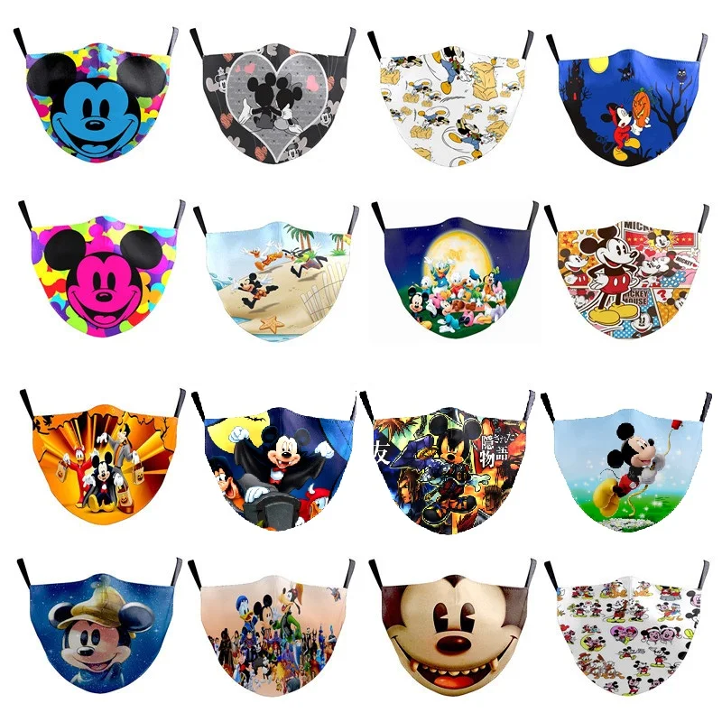 40-Designs-Disney-Adult-Mickey-Minnie-Reusable-Masks-Protective-PM2-5-Filter-Washable-Mouth-Mask-Anti