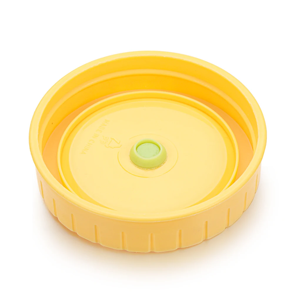 Cute Mason Jar Lid With Straw Hole 4