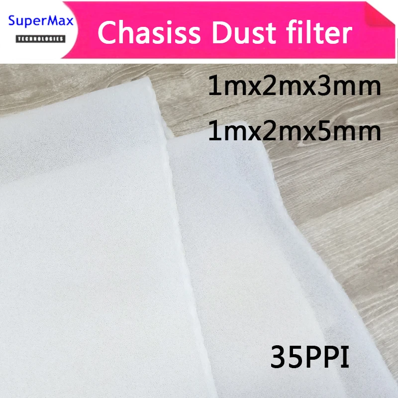 DIY 1M x 2M x 5mm Computer Mesh sponge PC Case Fan Cooler Dust Filter 40PPI