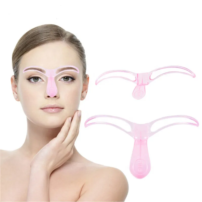

1Pcs Eyebrow Stencils Template DIY Eye Brow Grooming Shaping Eyebrow Shaper Ruler Beauty Woman Makeup Tool Random Color