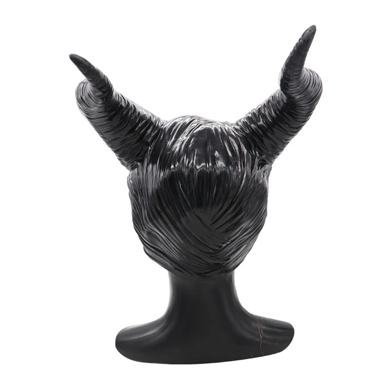 Maleficent: любовница злой ведьмы платье рога шляпа костюм косплей Хэллоуин Анжелина Джоли королева ведьмы головной убор маска