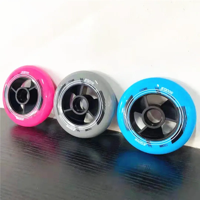 ロザリア　5点 Original ZODOR Gray Pink Blue 90 100 110 Speed Wheels with