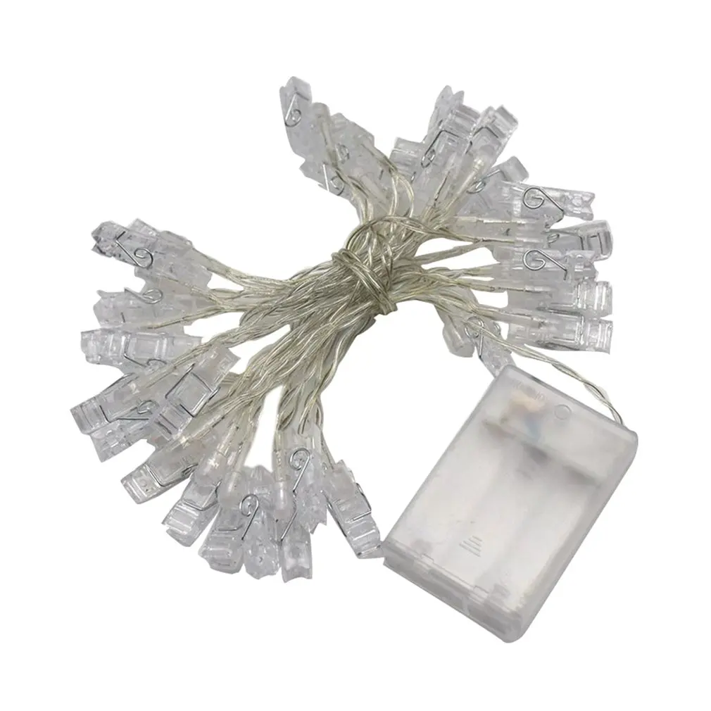 

Led Photo Clip Light String No Radiation Super Bright Low Power Consumption Bright Lights To Decorate Easy To Install 1 Set
