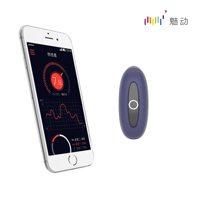 Волшебное движение приложение носимые Кольца для пениса Вибраторы Smart Dante Bluetooth
