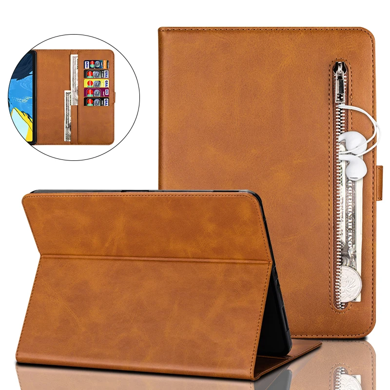 Новый чехол для планшета iPad 10 2 2019 Air 3 5 pu кожаный на молнии 7 поколения Чехол ipad