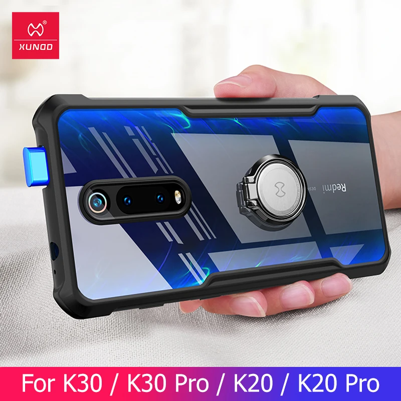 Xundd Case For XiaoMi Redmi K30 K20 Pro Transparent PC TPU Shockproof Back Cover Mi9T Note 7 8 Coque | Мобильные телефоны и