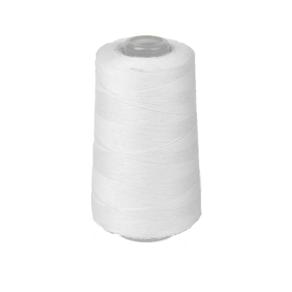 

Bleached 3000 Yards Polyester Sewing Thread for Sewing Machine (White)