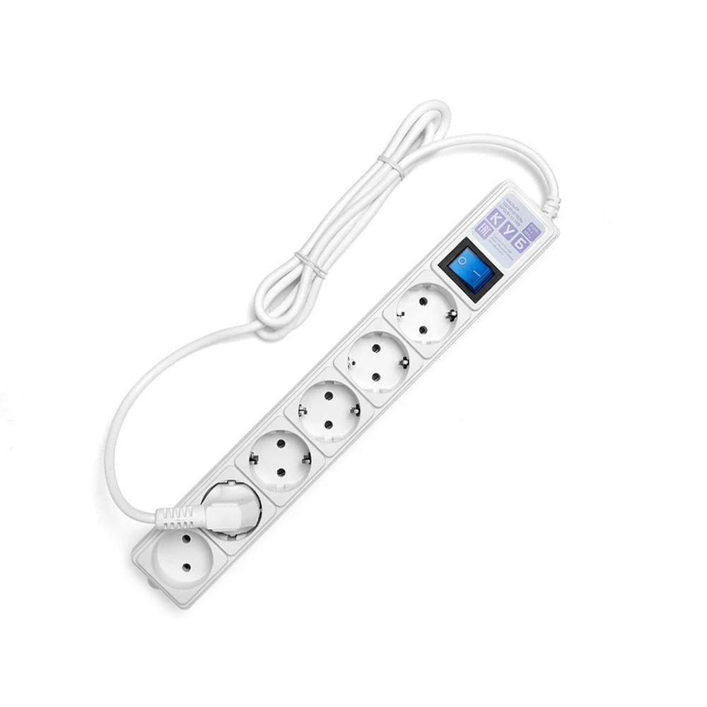 Сетевой фильтр Power Cube 5+1 Sockets 1.9m White SPG(5+1)-16B-1.9M | Обустройство дома