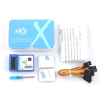 

NX3 3D GYRO Flight Controller FC Stabilizer Autobalance for RC Fixed-wing Aircraft Airplane V-tail FPV Racing Drone