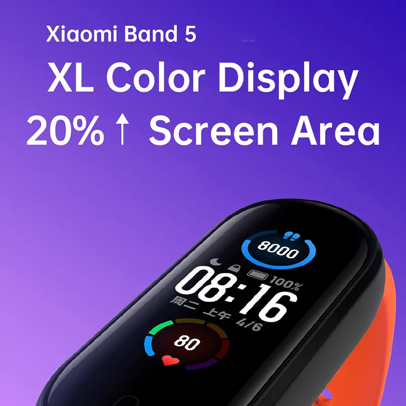 Xiaomi Mi Band 5 Standard Or NFC Wristband Fitness
