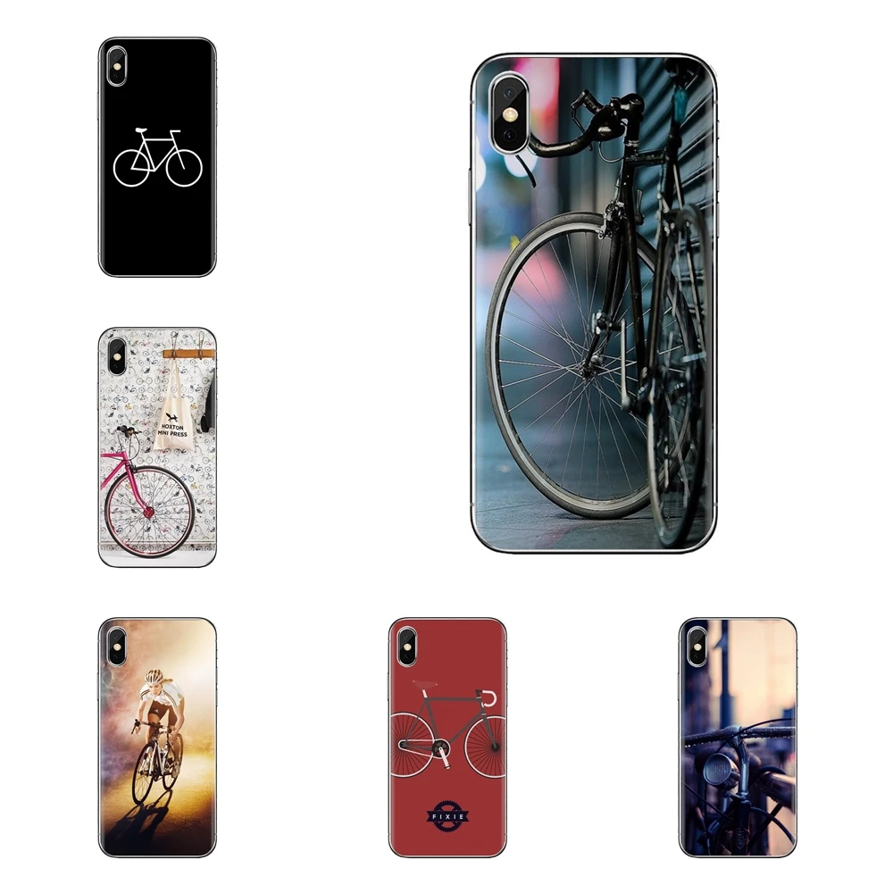 Transparent Soft Cases For iPod Touch Apple iPhone 4 4S 5 5S SE 5C 6 6S 7 8 X XR XS Plus MAX Bicycle Times Wallpapers Mobile |