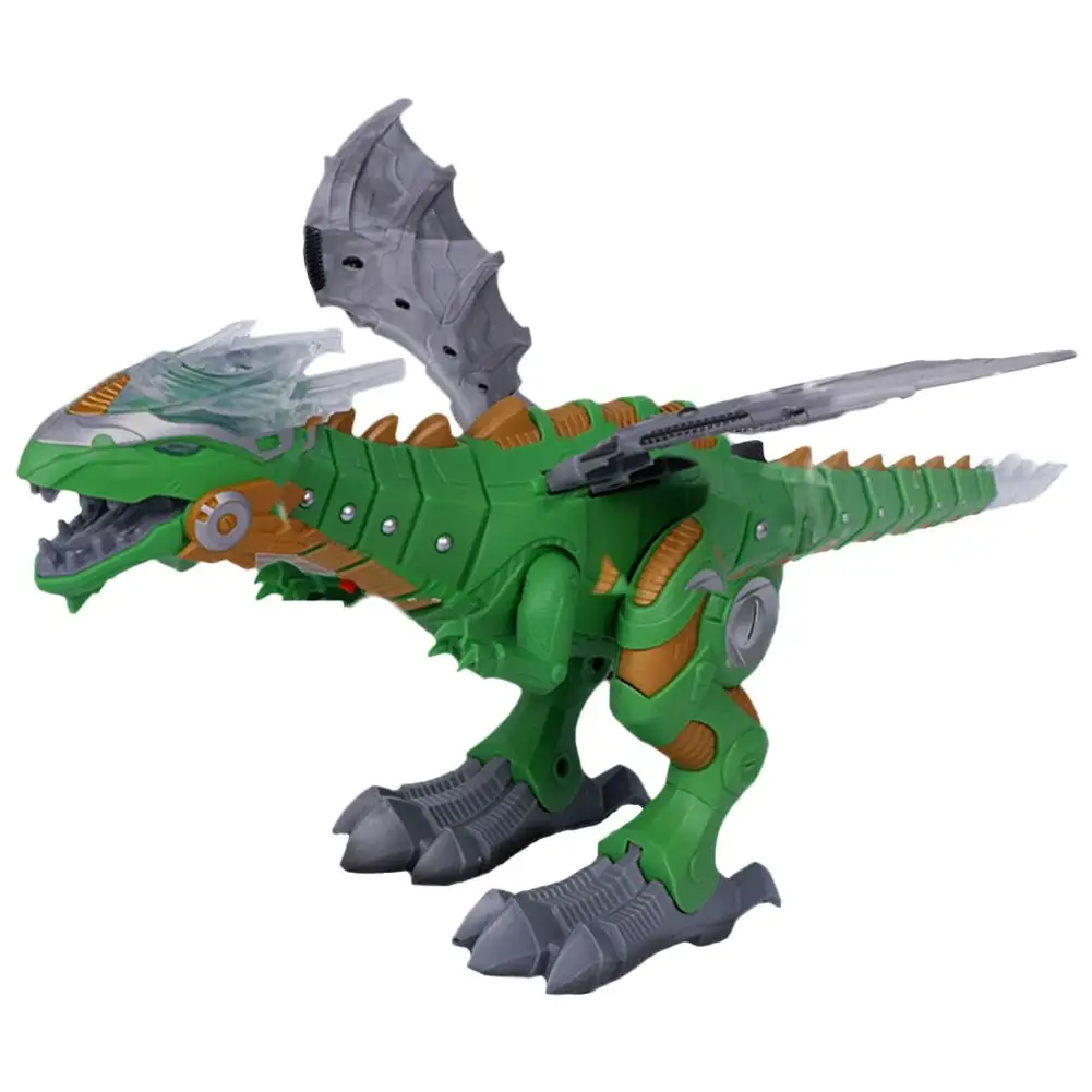 Механический распылитель динозавр, электрический игрушечный светильник, огнедышащая Машина В Форме Дракона, игрушечный динозавр для детей