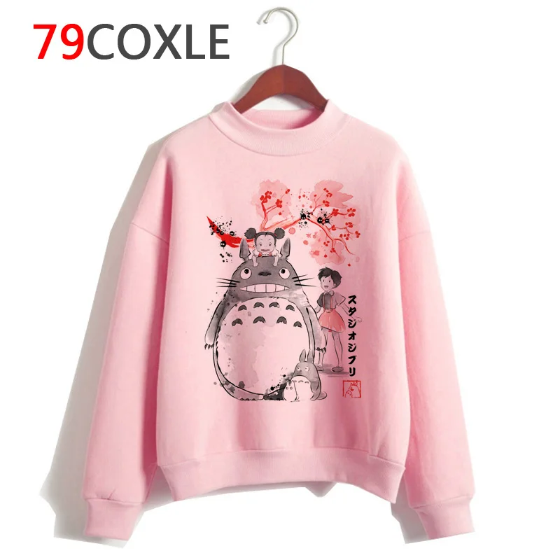 Totoro Studio Ghibli Kawaii толстовки веселое Harajuku аниме Женская мультяшная Толстовка Ullzang 90s модная Толстовка графическая Женская милая