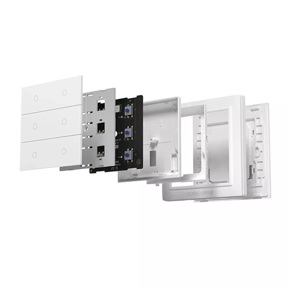 Original 2020 Xiaomi Aqara Opple Wireless Scene Switch Smart Home 1 2 3 Gang Light Switch Zignee 3Work With MiHome Apple HomeKit Original 2020 Xiaomi Aqara Opple Wireless Scene Switch Smart Home 1 2 3 Gang Light Switch Zignee 3Work With MiHome Apple HomeKit
