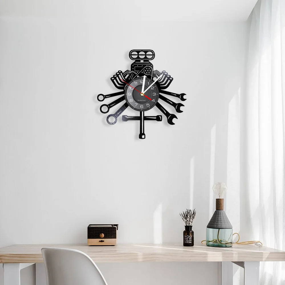 Housoutil Horloge Murale Silencieuse Pour Réparation D'horloge à Quartz