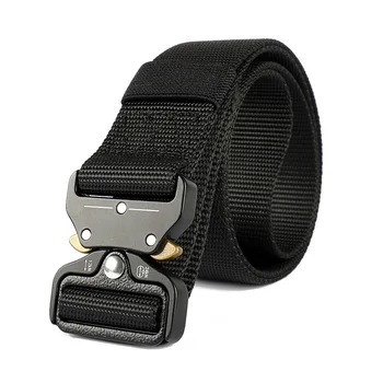 

Top quality fashion men outdoor Military Tactical belt casual canvas fabric army Training Hunting men belts 200811-11