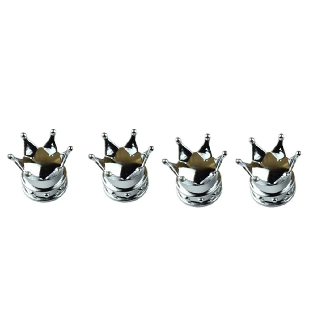 Практичный автомобиль Стайлинг Bling Корона автомобильные шины для колес колпачки для защиты от пыли авто мотоцикл горный хрусталь крышка обода шины колпак