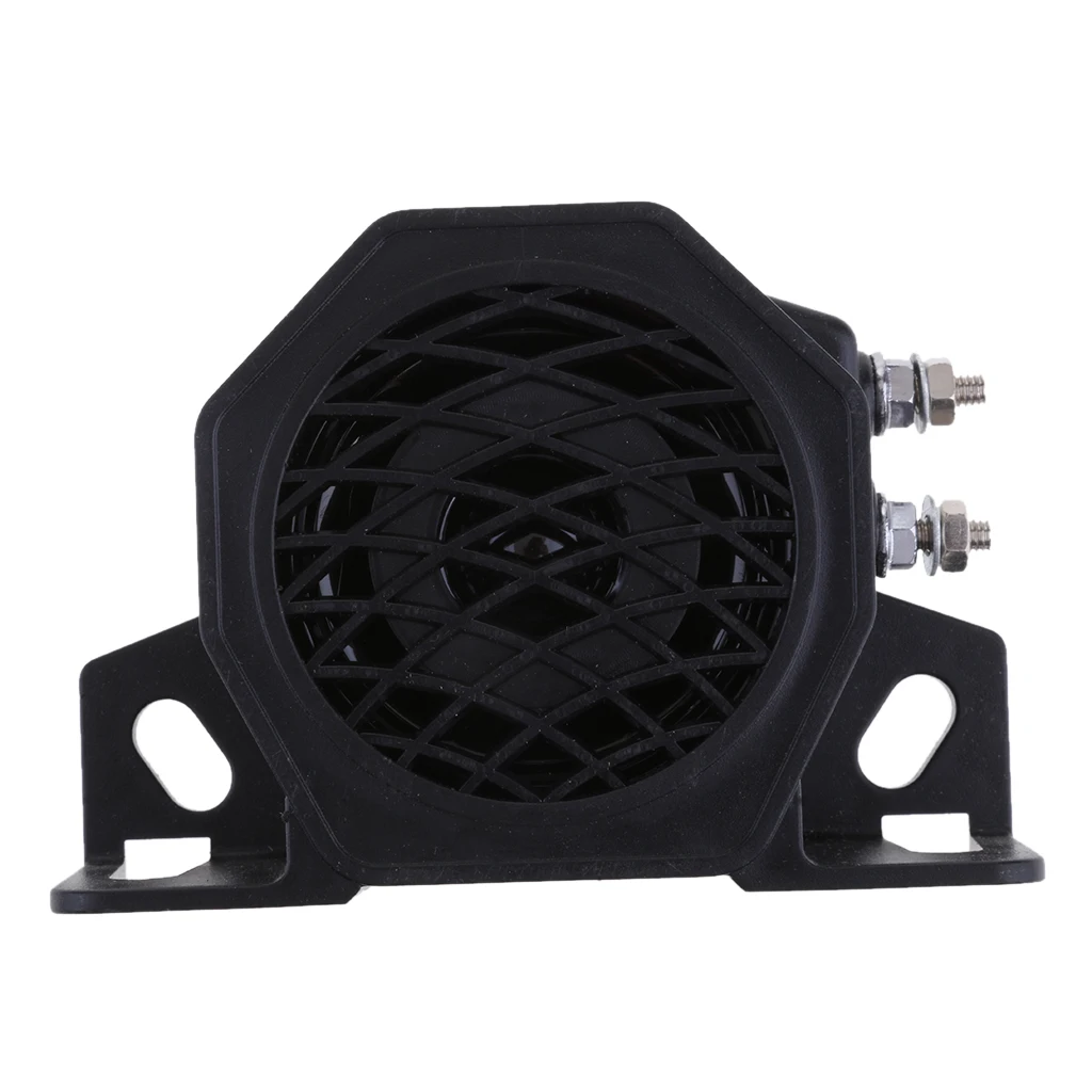 Waterproof Reverse Horn Loud Car Reversing Tone Horn Buzzer Alarm Siren Speaker 12-24V 30W 110db Black