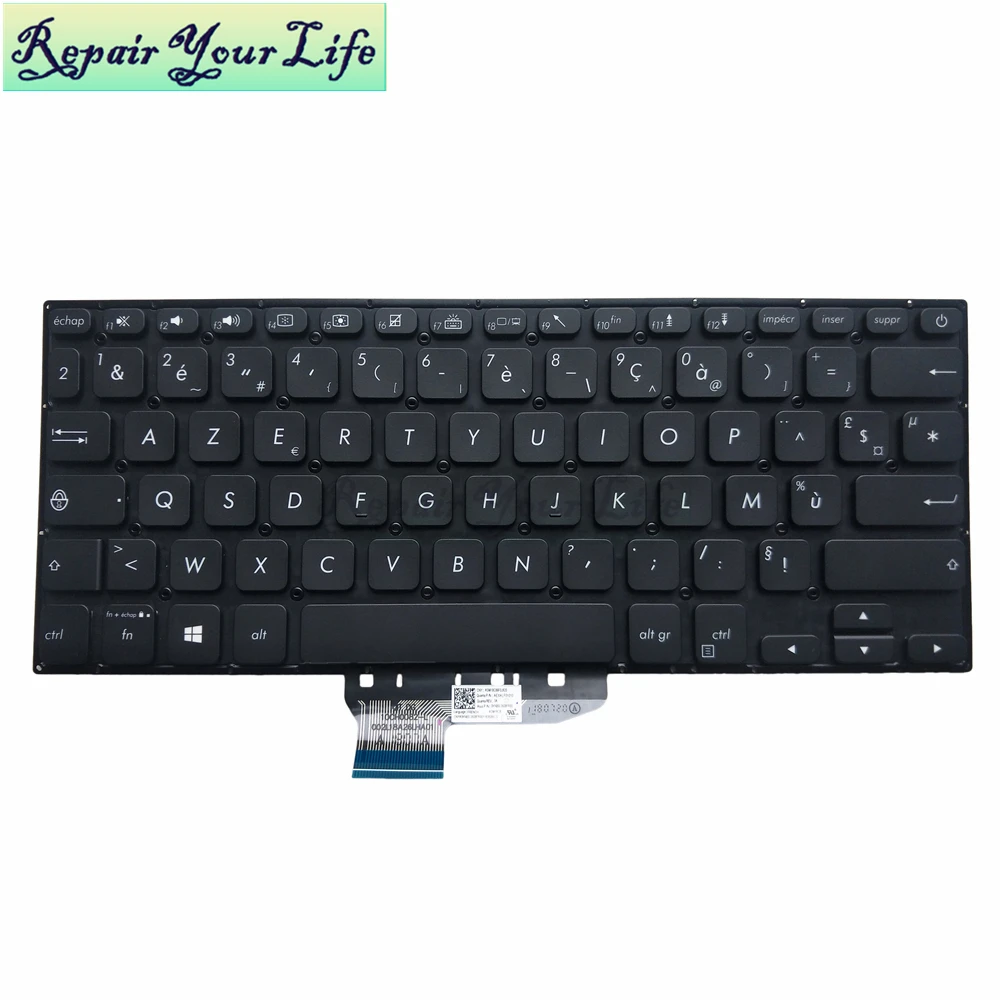 

new laptop keyboard for ASUS X430 X430FA X430FN X430U S403 FR French AEXKLF01010 0KNB0-2608FR00 black without frame parts