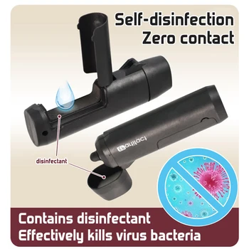 

2020 Newest Protable Anti Polution Elevator Press Stick Reuseable Popular Alcohol Disinfection Door Open Sticker Safety Tools