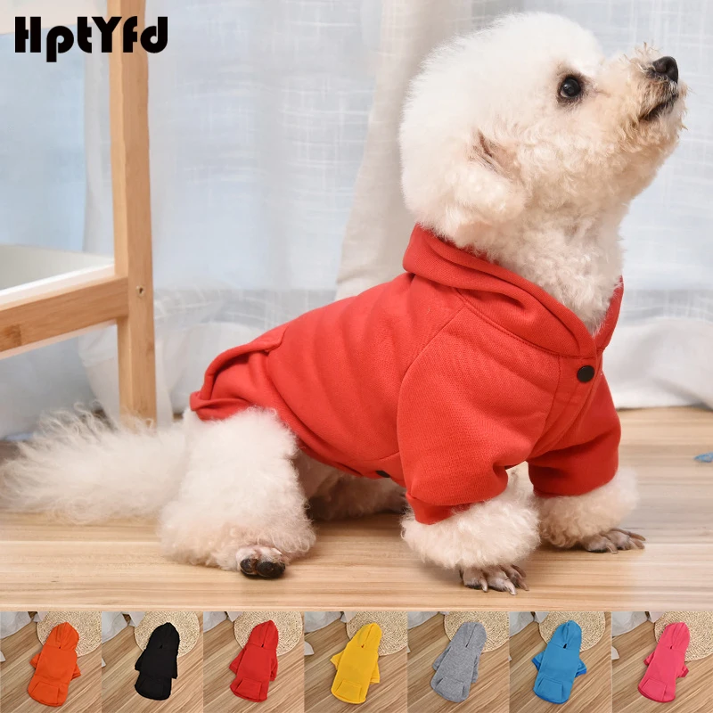 

HptYfd Pet Dog Clothes Soft Cotton Pet Sweater for Puppy Cats Warm Outdoor Hoodies Sweatshirts Dog Casual Coat Pet Supplies