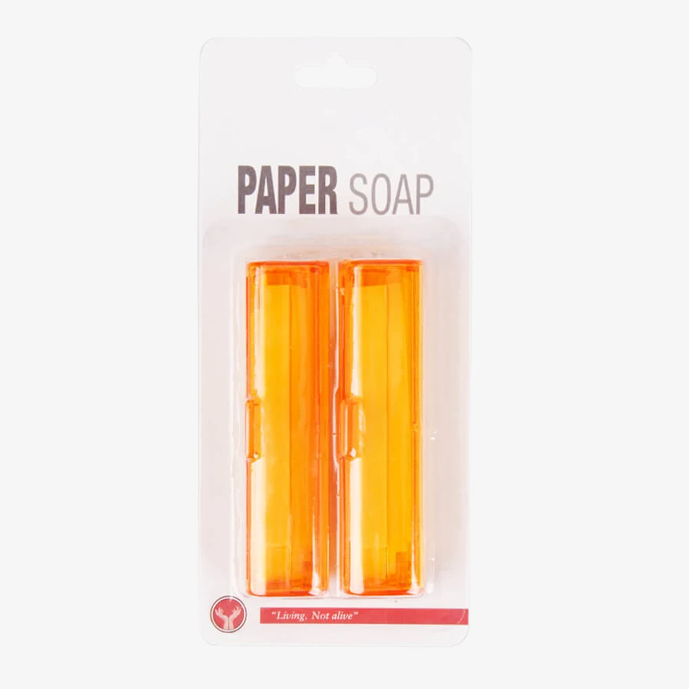 

2 Box Disposable Soap Paper Tablets Portable Hand-washing Soluble Soap Paper Rolls Anti-Bacteria Health New Apr22