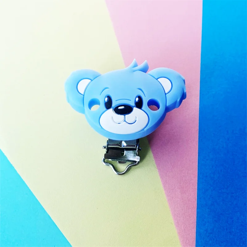 Teething Toys Silicone Teething Toys Baby Teething Toys Silicone Beads Silicone Teether Silicone Teething Beads Sensory Chew Necklaces Pacifier Clips 3pcs Silicone Pacifier Clip bear DIY Baby Teething Teether Necklace Bead Tool Nurs Gift Accessories